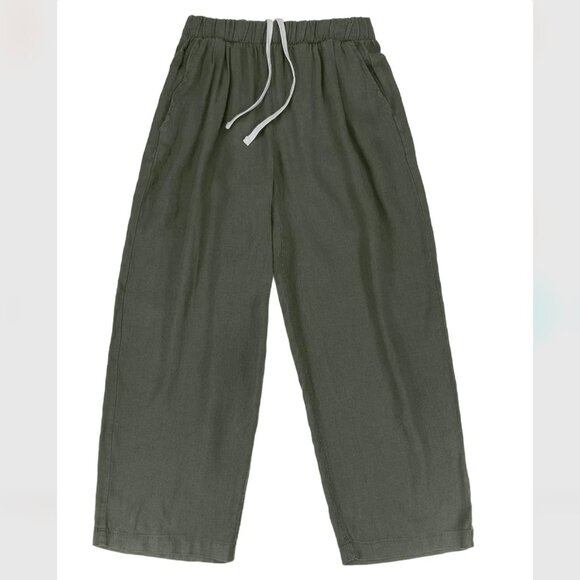Jungmaven Cambria Pant Wide-Leg Pants - Small (S) - Olive Green.  NWOT - Picture 1 of 5